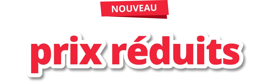 Prix réduits
